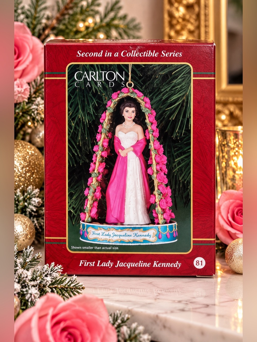 Carlton Cards First Lady Jacqueline Kennedy Ornament 1999 Collectible Series #81